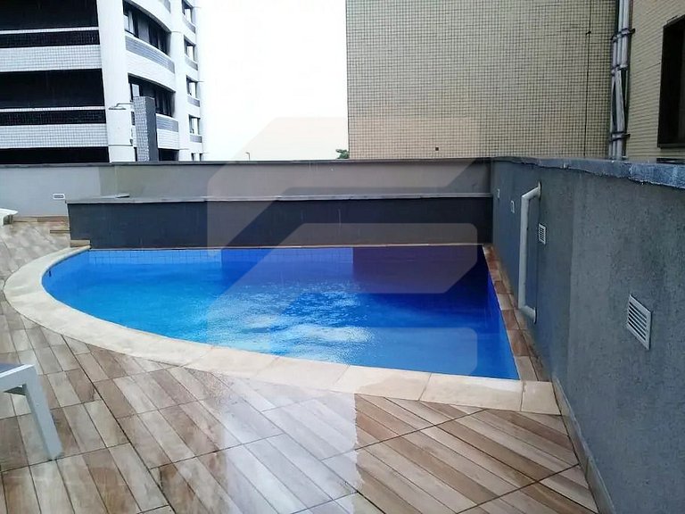 Flat Atlântico Meireles 2H 6P Vista mar By Escala