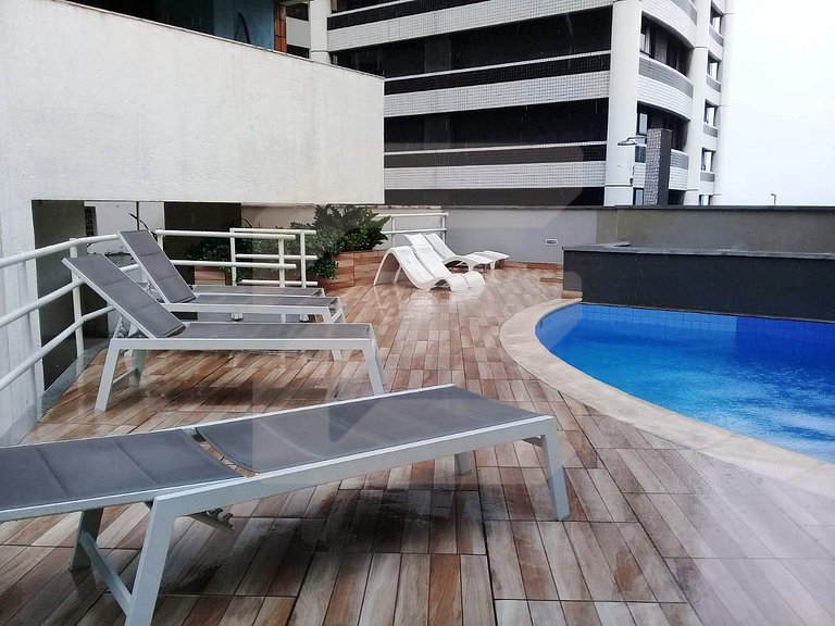 Flat Atlântico Meireles 2H 6P Vista mar By Escala