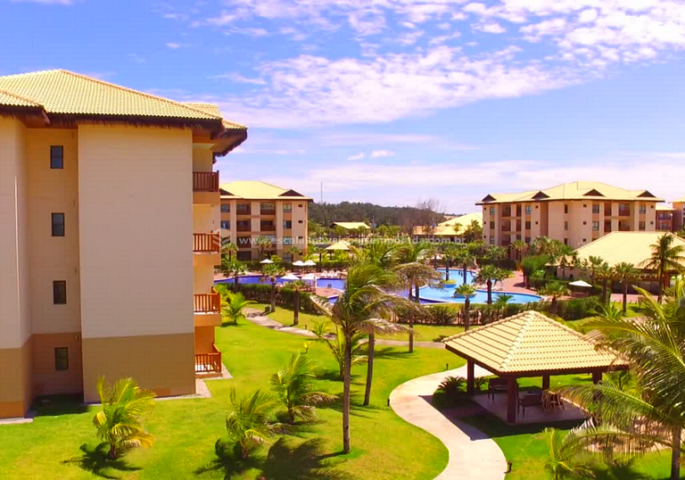 Apartamento en VG Sun Cumbuco con vista al mar wifi y estaci