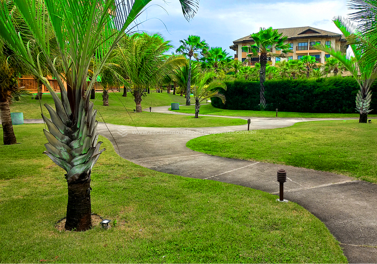 Estudio en VG Sun Cumbuco con balcón y vista al mar