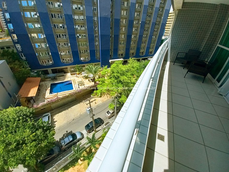 Beach Class 2 Quartos | Climatizado | Vista Cidade