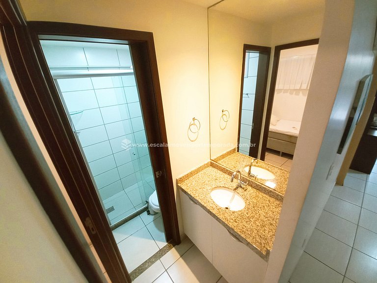 Beach Class 2 Quartos | Climatizado | Vista Cidade
