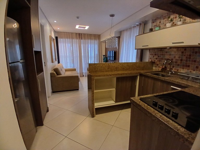 Luxury beachfront apartment with sea view