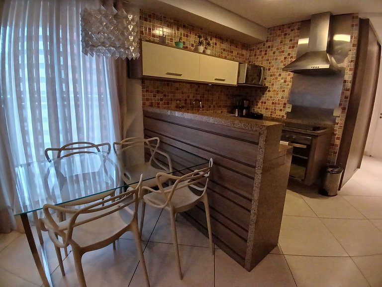 Apartamento de lujo con vista al mar en Beira Mar