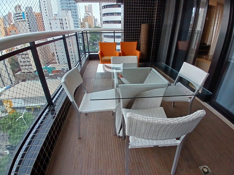 Apartamento de lujo con vista al mar en Beira Mar