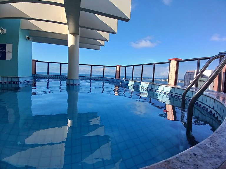 Apartamento Vista Mar Brasil Tropical Meireles 4p