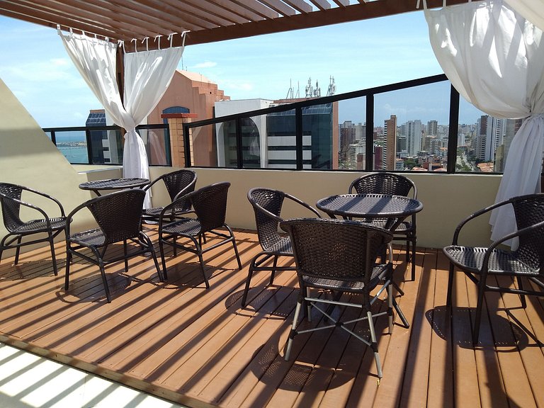 Apartamento Vista Mar Brasil Tropical Meireles 4p