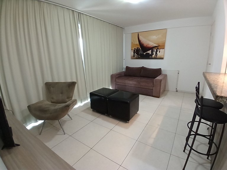 Apto 3P Studio Iracema Vista Mar