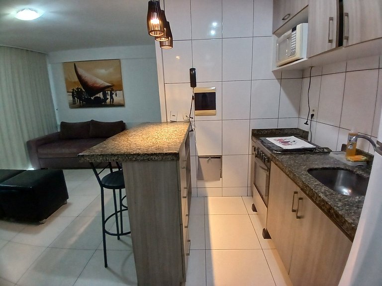 Apto 3P Studio Iracema Vista Mar