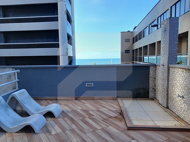 Flat Atlântico Meireles 2H 6P Vista mar By Escala