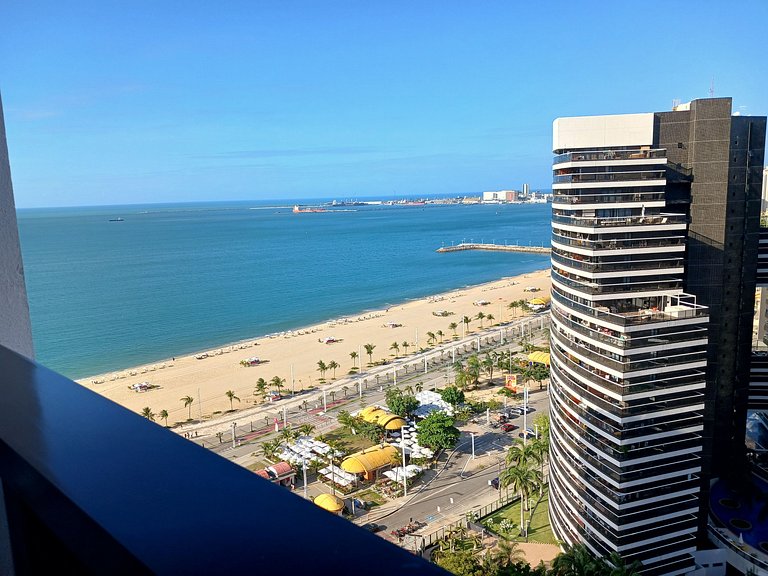 Flat Atlântico by Escala Imóveis 2Q 5P Vista Mar