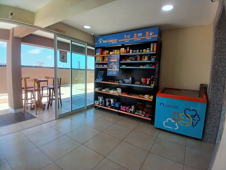 Apto 3P Studio Iracema Vista Mar