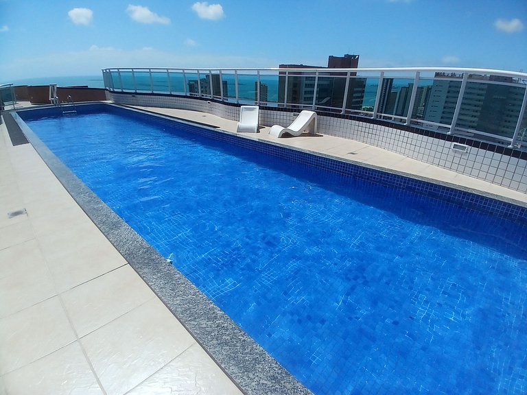 Apto 3P Studio Iracema Vista Mar