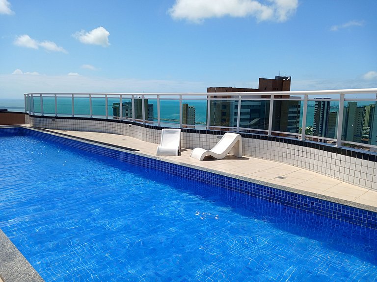 Apto 3P Studio Iracema Vista Mar