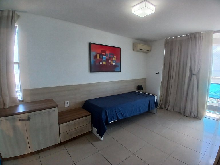 Iracema Beach Vista Mar 3Q, Swimming Pool, Gym