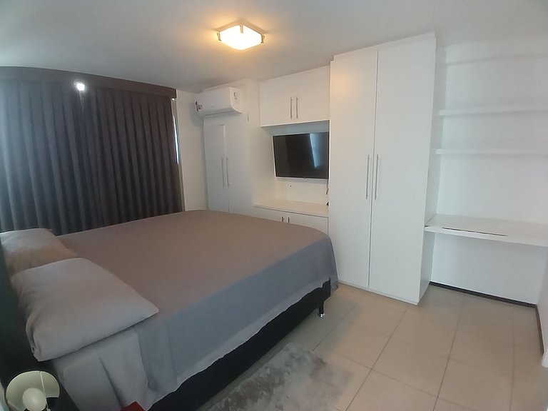Iracema Beach Vista Mar 3Q, Swimming Pool, Gym