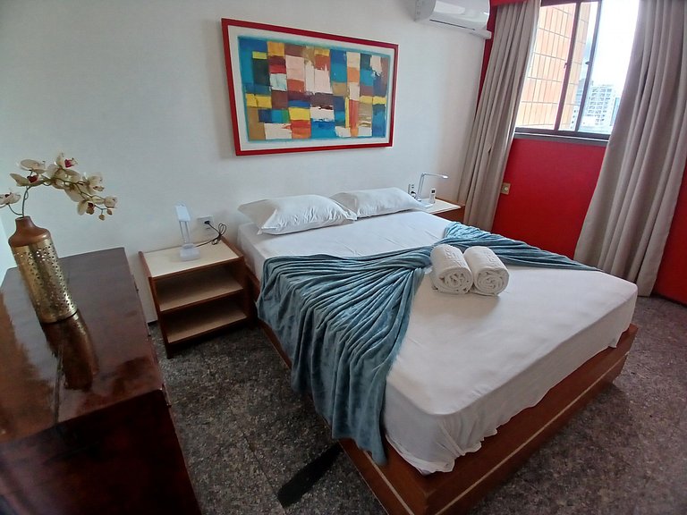 Flat Atlântico Meireles 2Q 6P Vista Mar by Escala