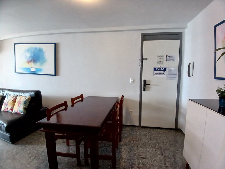 Flat Atlântico Meireles 2Q 6P Vista Mar by Escala