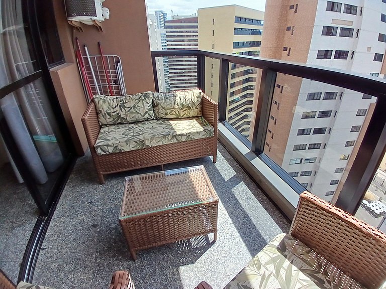 Flat Atlântico Meireles 2Q 6P Vista Mar by Escala