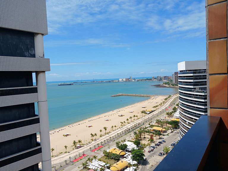 Flat Atlântico Meireles 2Q 6P Vista Mar by Escala