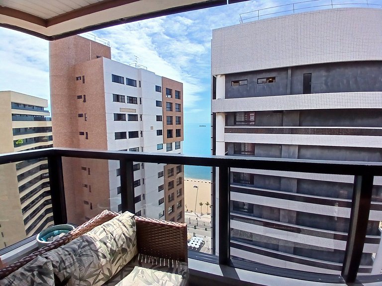 Flat Atlântico Meireles 2Q 6P Vista Mar by Escala