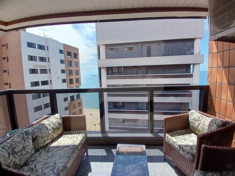 Flat Atlântico Meireles 2H 6P Vista mar By Escala