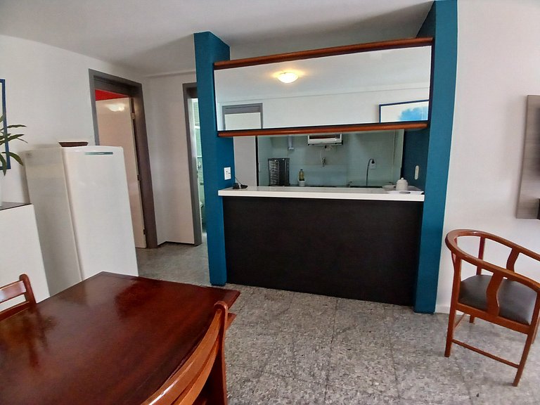 Flat Atlântico Meireles 2Q 6P Vista Mar by Escala
