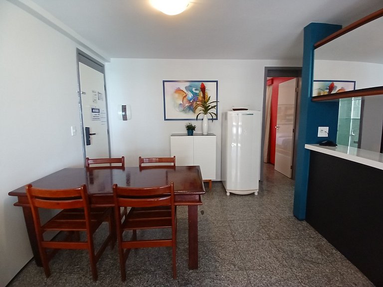 Flat Atlântico Meireles 2Q 6P Vista Mar by Escala
