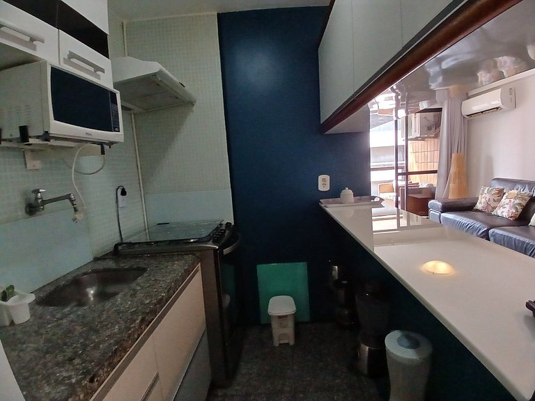 Flat Atlântico Meireles 2Q 6P Vista Mar by Escala
