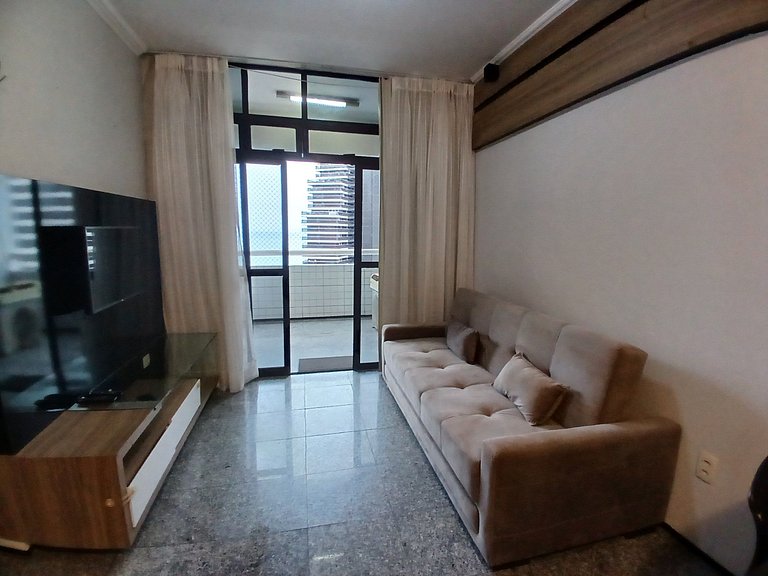 Apt Meireles Vista Mar 4p | Vaga | WiFi