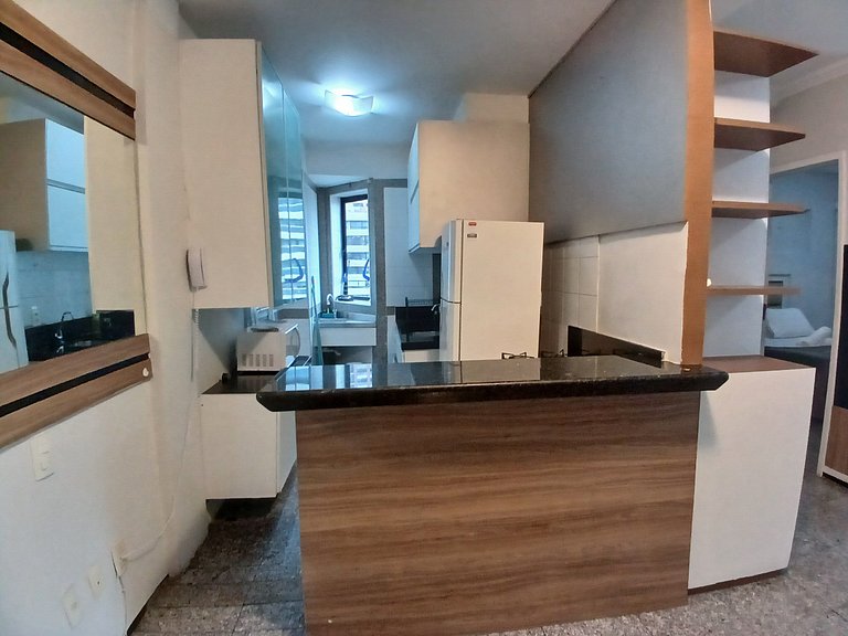 Apt Meireles Vista Mar 4p | Vaga | WiFi