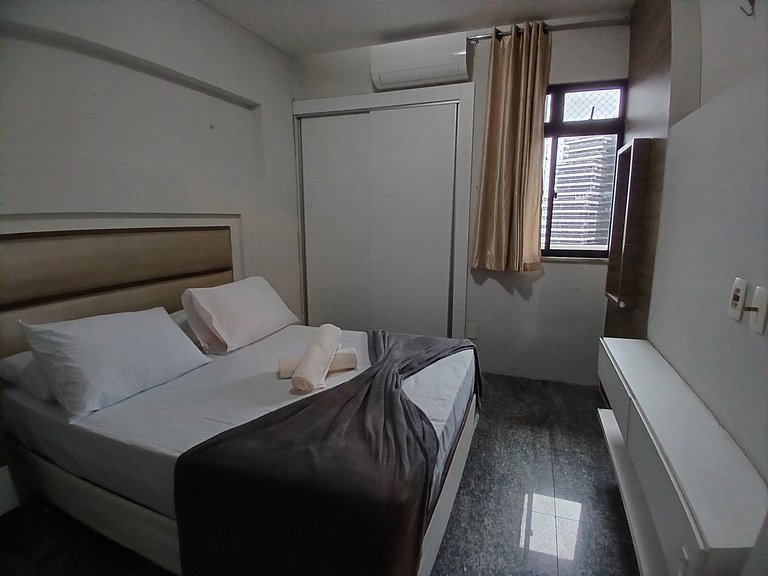 Apt Meireles Vista Mar 4p | Vaga | WiFi