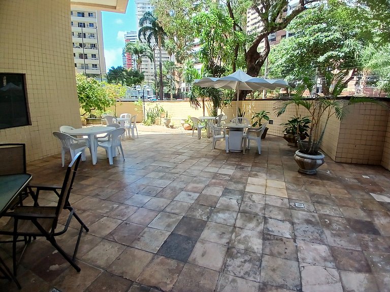 Apt Meireles Vista Mar 4p | Vaga | WiFi