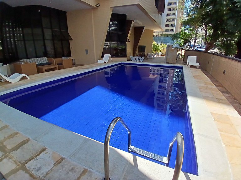 Apto Meireles Vista al Mar | 4p | Parking