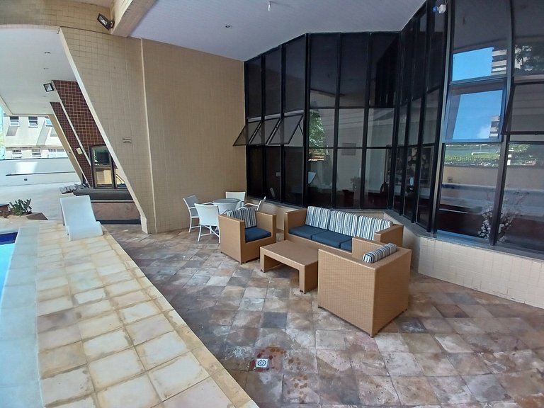 Apt Meireles Vista Mar 4p | Vaga | WiFi