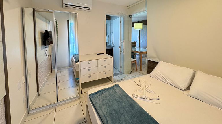 VG Sun Cumbuco Apt Vista Mar/Jardim Climatizado