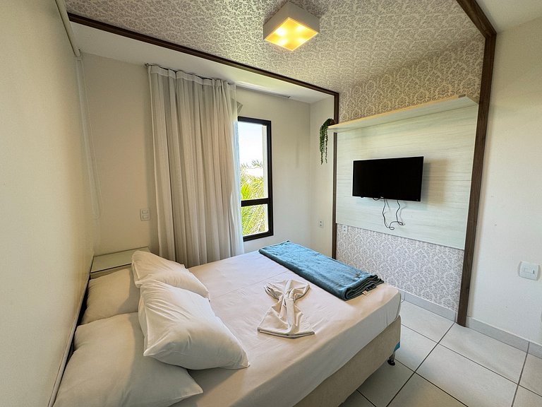 VG Sun Cumbuco Apt Vista Mar/Jardim Climatizado