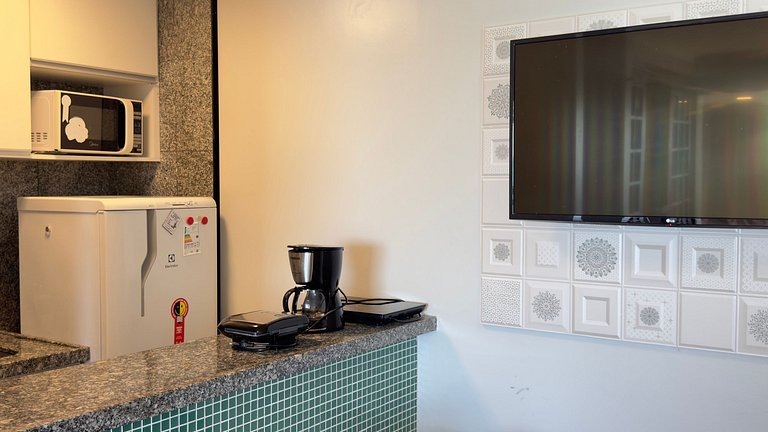 Iracema Residence - Flat Frente Mar 1Q 3P