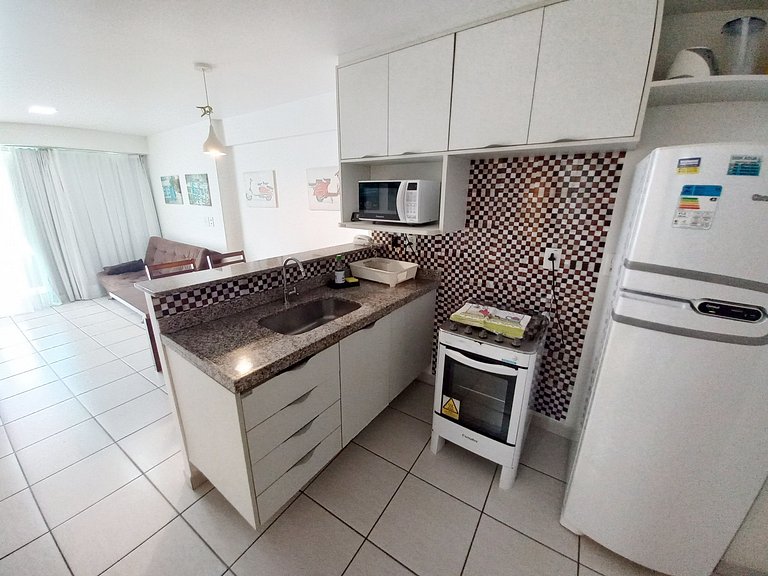 507T1 Beach Class 2Q | Climatizado | Vista Cidade