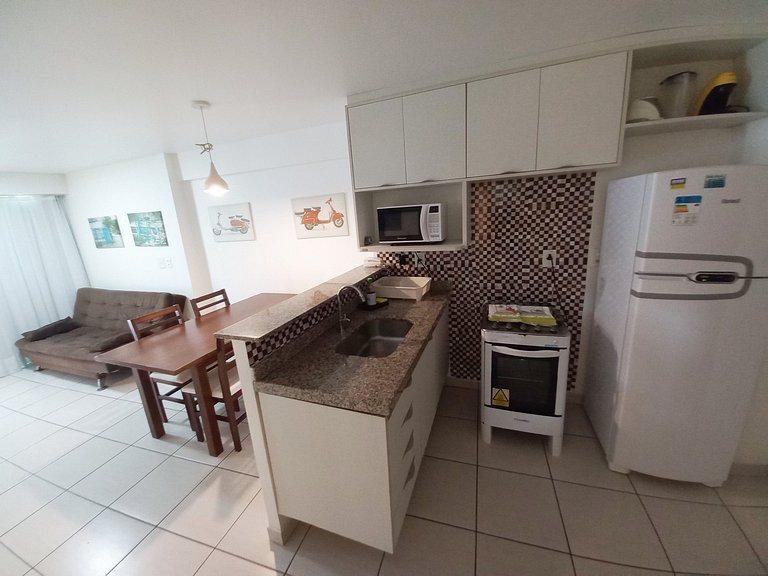 507T1 Beach Class 2Q | Climatizado | Vista Cidade