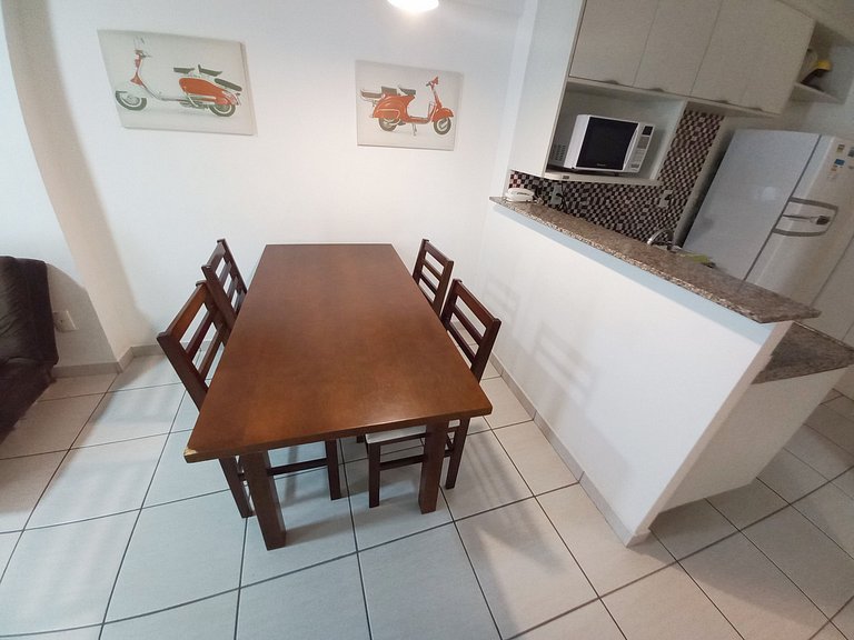 507T1 Beach Class 2Q | Climatizado | Vista Cidade