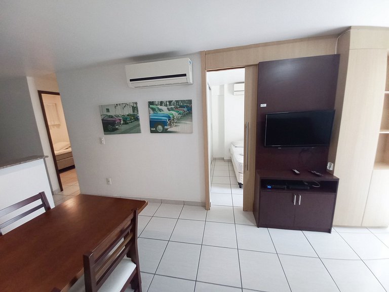 507T1 Beach Class 2Q | Climatizado | Vista Cidade