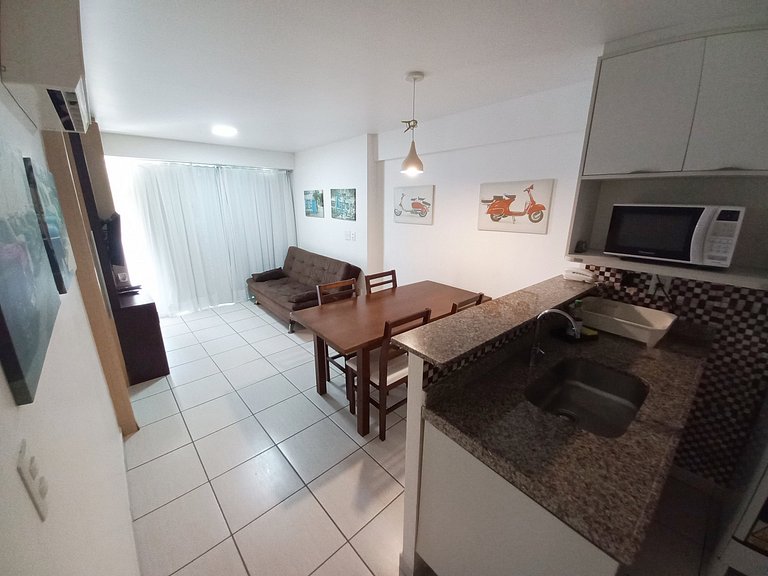 507T1 Beach Class 2Q | Climatizado | Vista Cidade