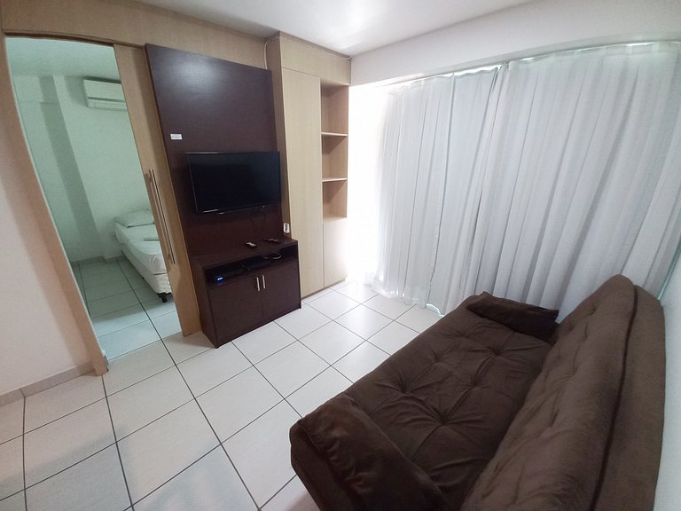 Beach Class 2 Quartos | Climatizado | Vista Cidade