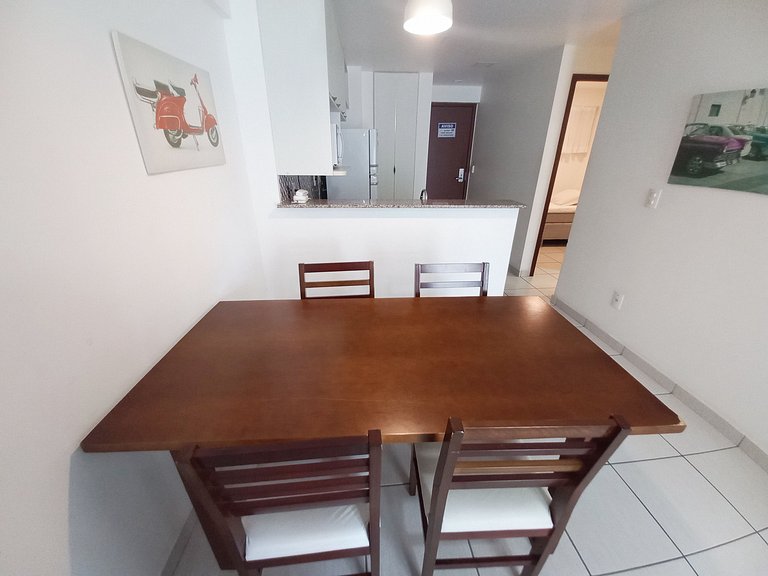 507T1 Beach Class 2Q | Climatizado | Vista Cidade
