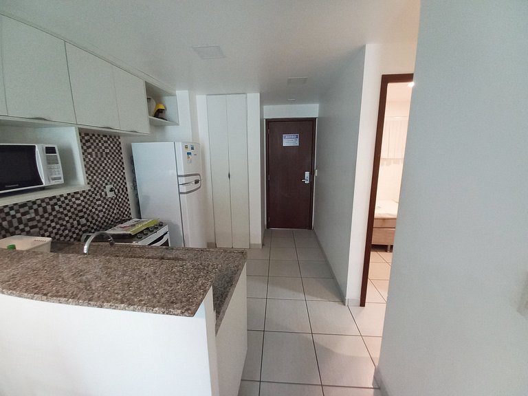 507T1 Beach Class 2Q | Climatizado | Vista Cidade