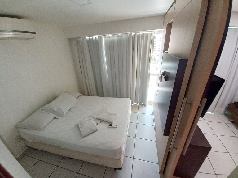 507T1 Beach Class 2Q | Climatizado | Vista Cidade