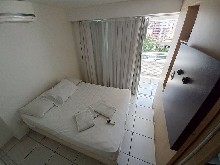 Beach Class 2 Quartos | Climatizado | Vista Cidade