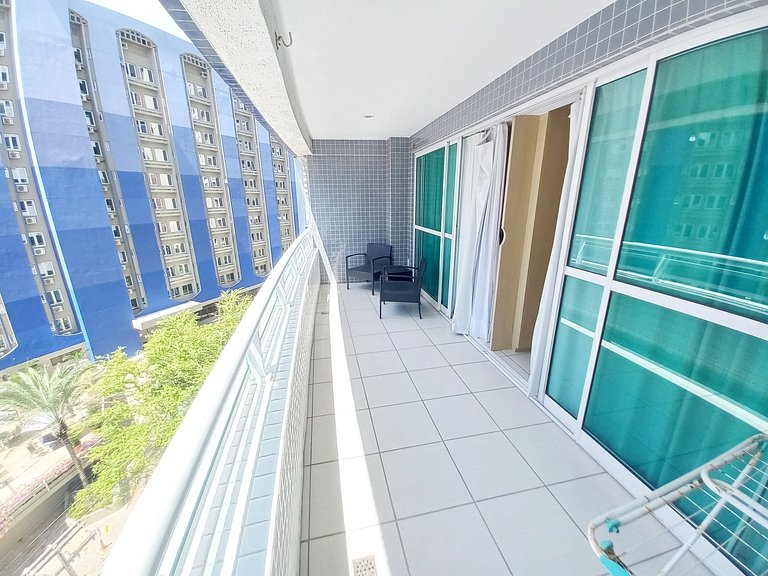 Beach Class 2 Quartos | Climatizado | Vista Cidade