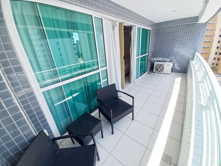 Beach Class 2 Quartos | Climatizado | Vista Cidade